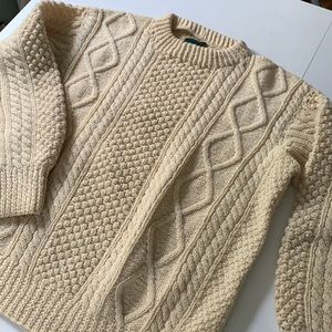 Men’s Vintage Irish Wool Sweater